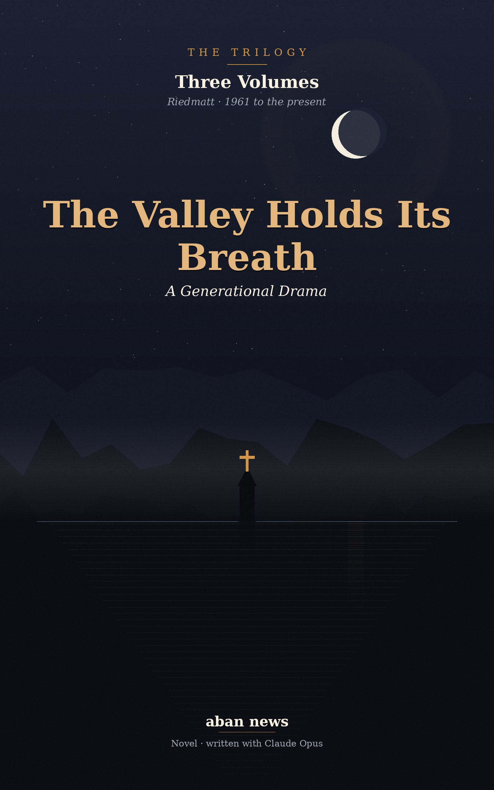 Cover: The Valley Holds Its Breath — a drama trilogy