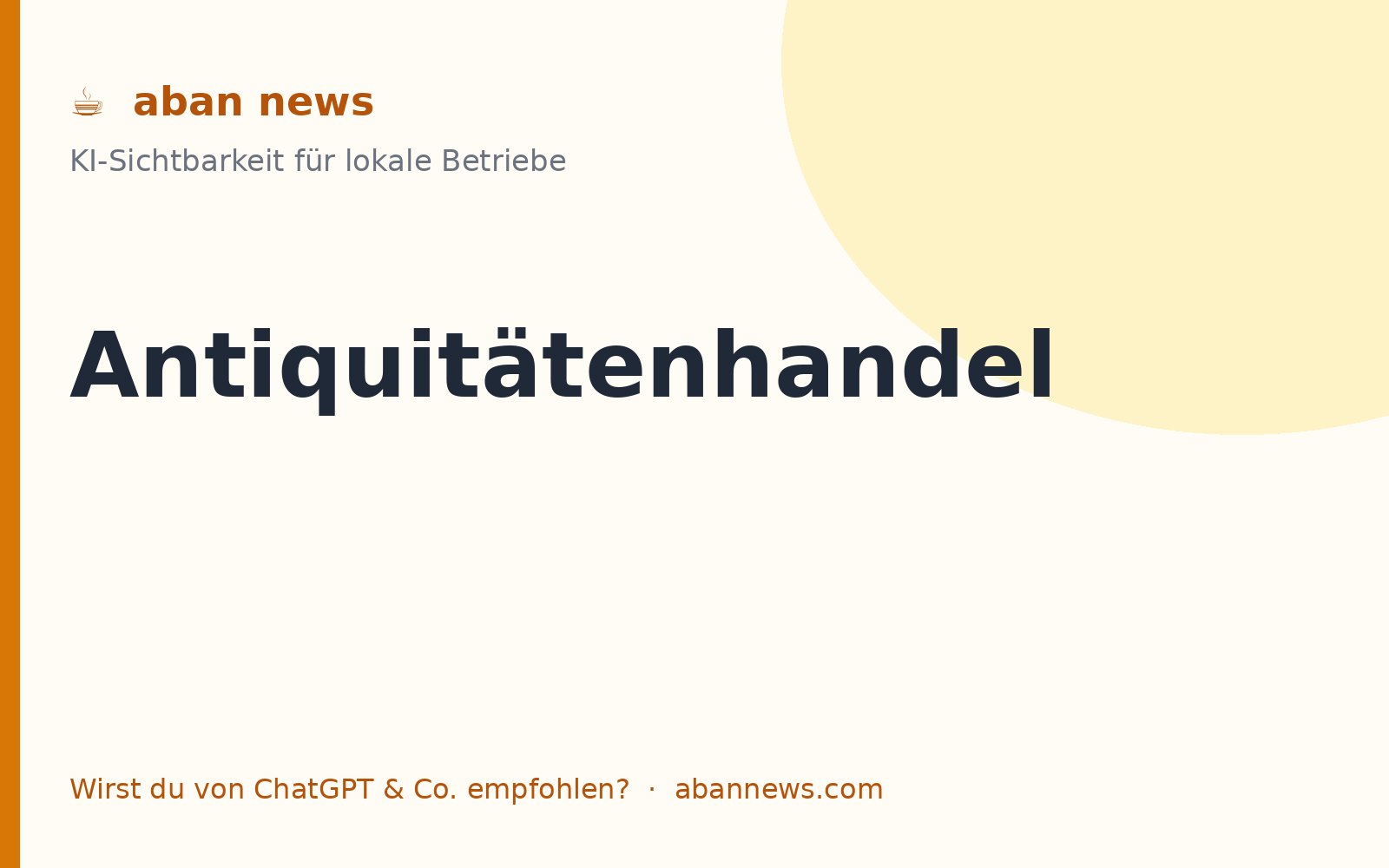 Foto zu KI für den Antiquitätenhandel
