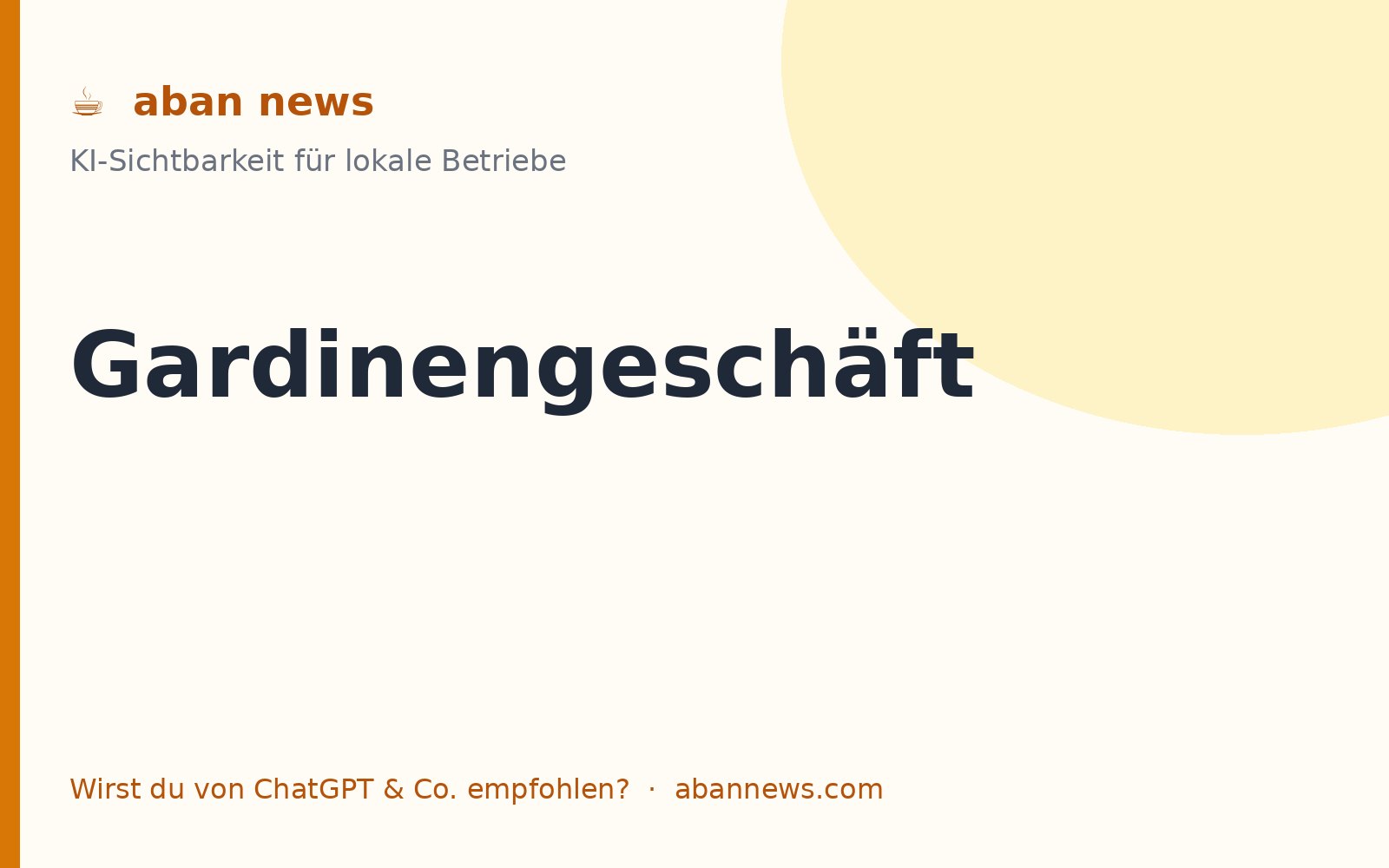 Foto zu KI fürs Gardinengeschäft