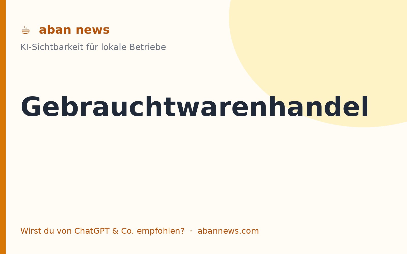 Foto zu KI für den Gebrauchtwarenhandel